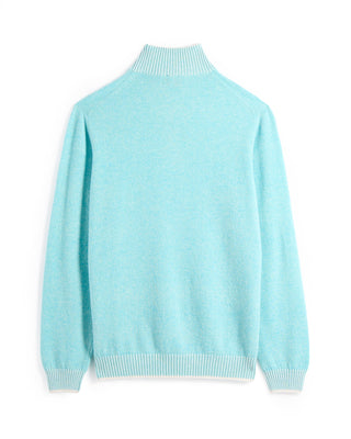 Fedeli Cloudsoft Spring Cashmere Pullover Aqua 6 9720