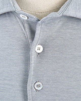 Fedeli Zero Tech Jersey Polo Grey 1576