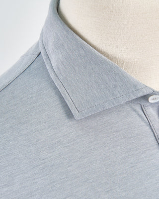 Fedeli Zero Tech Jersey Polo Grey 1579