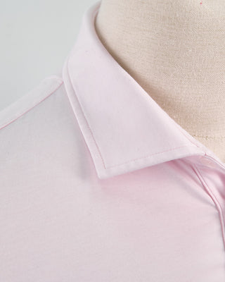 Fedeli Zero Tech Jersey Polo Pink 1584