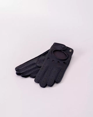 Roeckl Toronto Unlined Black Leather Driving Gloves Black FW23 1