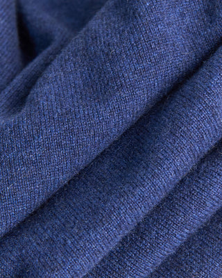 Piacenza 1733 100% Cashmere Girocollo Punto Rasato Sweater Sapphire  6