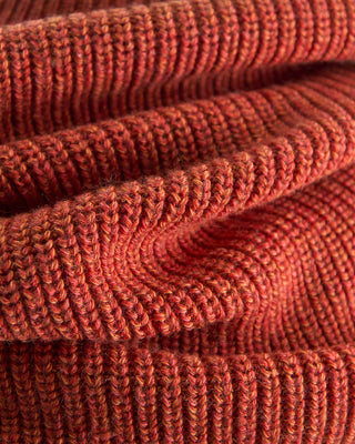 Piacenza 1733 Girocollo Punto Pannocchia Crewneck Sweater Red Orange  5
