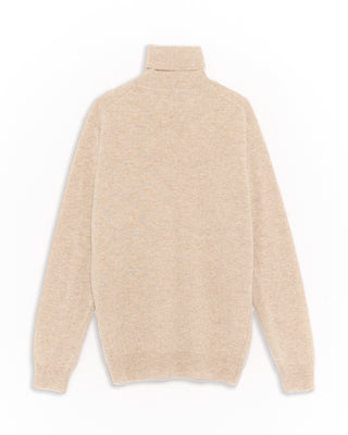 Piacenza 1733 12 Gauge Wool  Cashmere Turtleneck Beige 11 4861