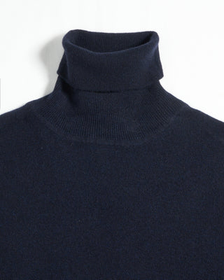 Piacenza 1733 12 Gauge Wool  Cashmere Turtleneck Navy 4 6000