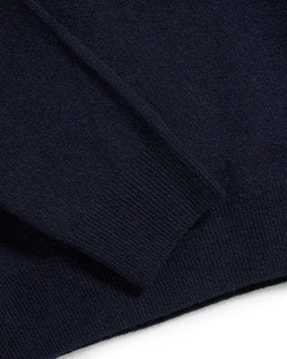 Piacenza 1733 12 Gauge Wool  Cashmere Turtleneck Navy 6 6001