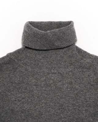Piacenza 1733 12 Gauge Wool  Cashmere Turtleneck Grey 7 4807