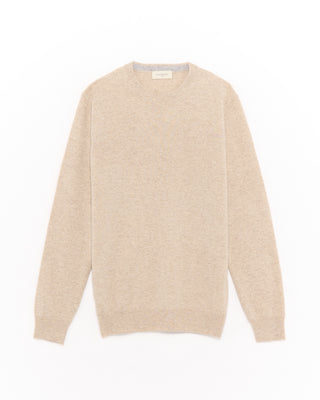 Piacenza 1733 12 Gauge Wool  Cashmere Crewneck Beige 8 4793