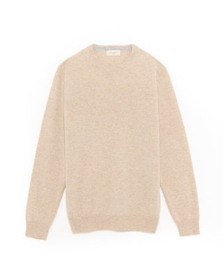Piacenza 1733 12 Gauge Wool  Cashmere Crewneck Beige 8 4809