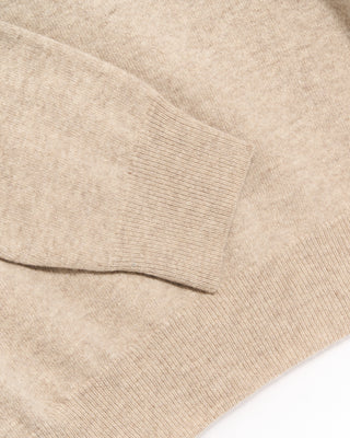 Piacenza 1733 12 Gauge Wool  Cashmere Crewneck Beige 9 4791