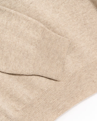 Piacenza 1733 12 Gauge Wool  Cashmere Crewneck Beige 9 4810