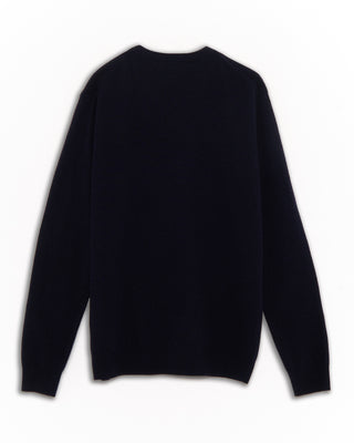 Piacenza 1733 12 Gauge Wool  Cashmere Crewneck Navy 16 4848