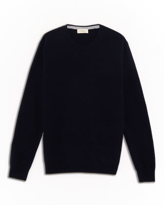 Piacenza 1733 12 Gauge Wool  Cashmere Crewneck Navy 7 4845