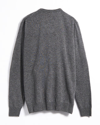 Piacenza 1733 12 Gauge Wool  Cashmere V Neck Grey 28 3204