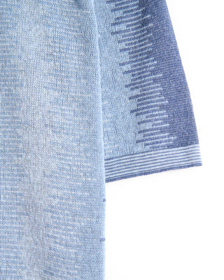 Piacenza 1733 Degrade Short Sleeve Shirt Blue 2 9365