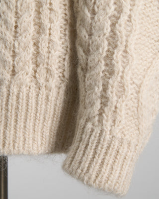 Batoner Après Ski Fairisle Cableknit Sweater Ivory 1401