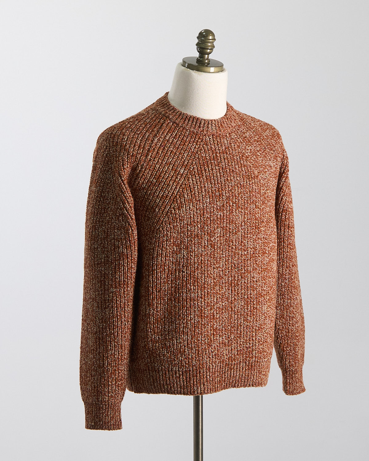 BATONER WOOL RAGLAN TURTLE NECK KNIT Brown 2