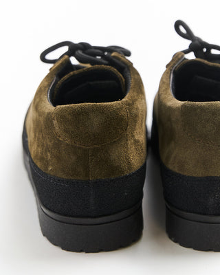 Tarvas Suede Explorer Shoes With Mudguard Olive 361