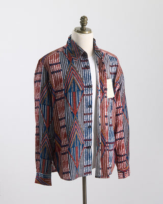 Kardo Relaxed Fit Hand Block Printed Luis Overshirt Multi 0 1