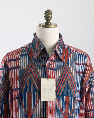 Kardo Relaxed Fit Hand Block Printed Luis Overshirt Multi 0 3
