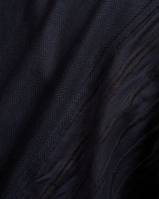 Kardo Damien 2.0 Handloom Cotton Shirt In Navy Blue  Black 5 5245