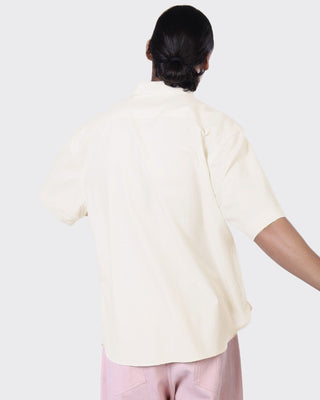 Kardo Oversized Madhubani Hand Embroidered Camp Collar Natural 3