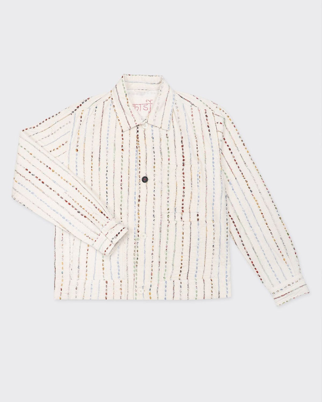 Kardo Boxy Fit 'Bodhi' Upcycled Hand Embroidered 4 Button Jacket ...
