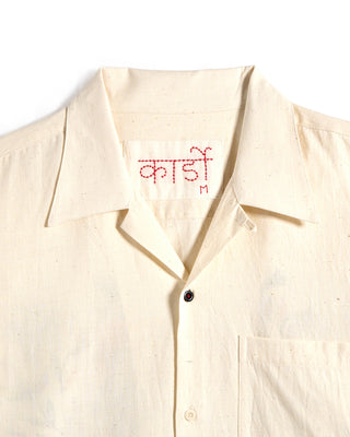 Kardo Rohit Hand Painted Sohrai Design Shirt Natural 7 8574