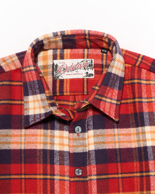 Outclass Vintage Plaid Blanket Easy Shirt Multi 6 4743