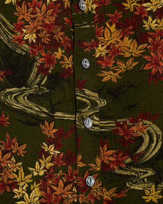 Outclass Autumn Corduroy Easy Shirt Orange 11 4745