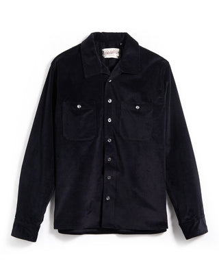 Outclass Navy Corduroy Club Shirt Navy 7 5450