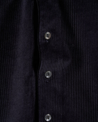 Outclass Navy Corduroy Club Shirt Navy 8 5441