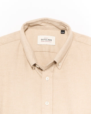Outclass Tan Twill Flannel Classic Shirt Tan 13 4755