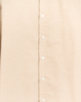 Outclass Tan Twill Flannel Classic Shirt Tan 9 4753
