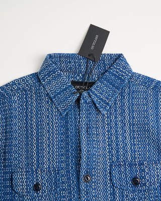 Outclass Indigo Sashiko Overshirt Indigo 4 223