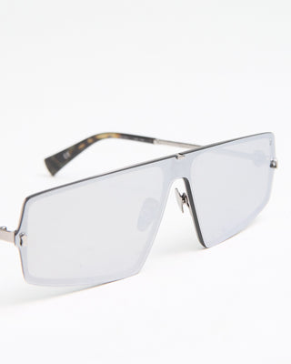John Varvatos Eyewear Retro Futuristic Angled V545 Sunglasses Silver  4