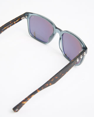 John Varvatos Eyewear Blue Crystal  Tortoise Reflective Lens SJV554 Sunglasses Blue Tortoise  5
