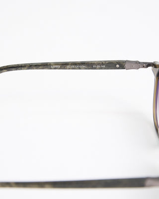 John Varvatos Eyewear Olive Crystal Hinge Rounded SJV559 Sunglasses Olive  5
