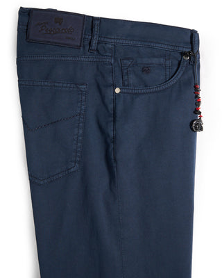 Pescarolo Nerano Cotton  Silk 5 Pocket Pants Navy 14 9324