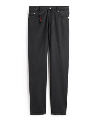 Pescarolo Nerano Stretch Wool 5 Pocket Pants Charcoal 5 9289