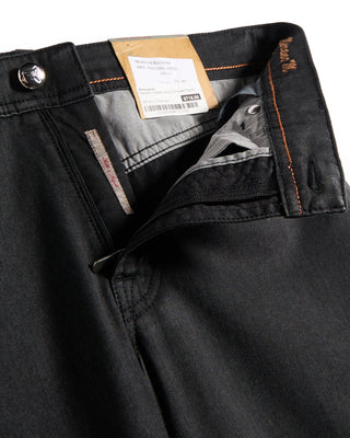 Pescarolo Nerano Stretch Wool 5 Pocket Pants Charcoal 7 9291