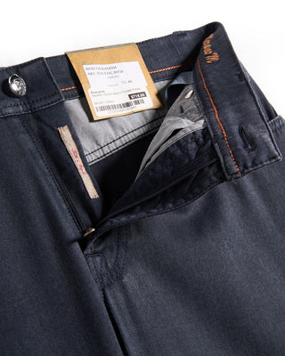 Pescarolo Nerano Stretch Wool 5 Pocket Pants Denim 13 9303