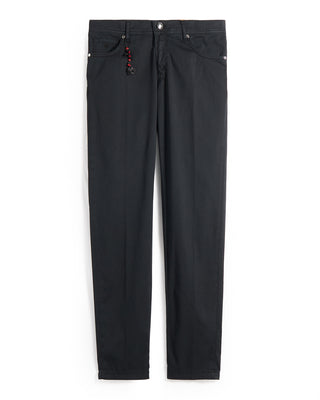 Pescarolo Nerano Cotton  Silk 5 Pocket Pants Black 3 9325