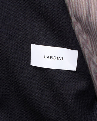 Lardini Twisted Wool Roma Fit Soft Blazer Navy 8 5037