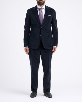 Lardini Medium Wale Corduroy Suit Navy 1 11154