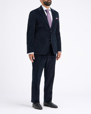 Lardini Medium Wale Corduroy Suit Navy 2 11155