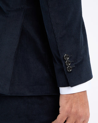 Lardini Medium Wale Corduroy Suit Navy 6 11159