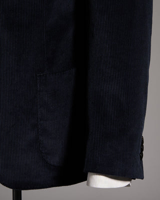 Lardini Medium Wale Corduroy Suit Navy 7 9175