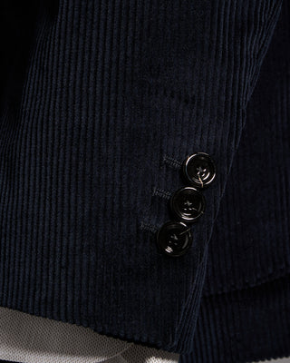 Lardini Medium Wale Corduroy Suit Navy 8 9174