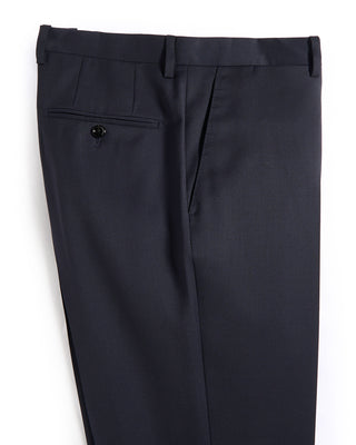 Lardini Natural Stretch Double Breasted Iconic Navy Twill Hybrid Suit Navy 5 9457